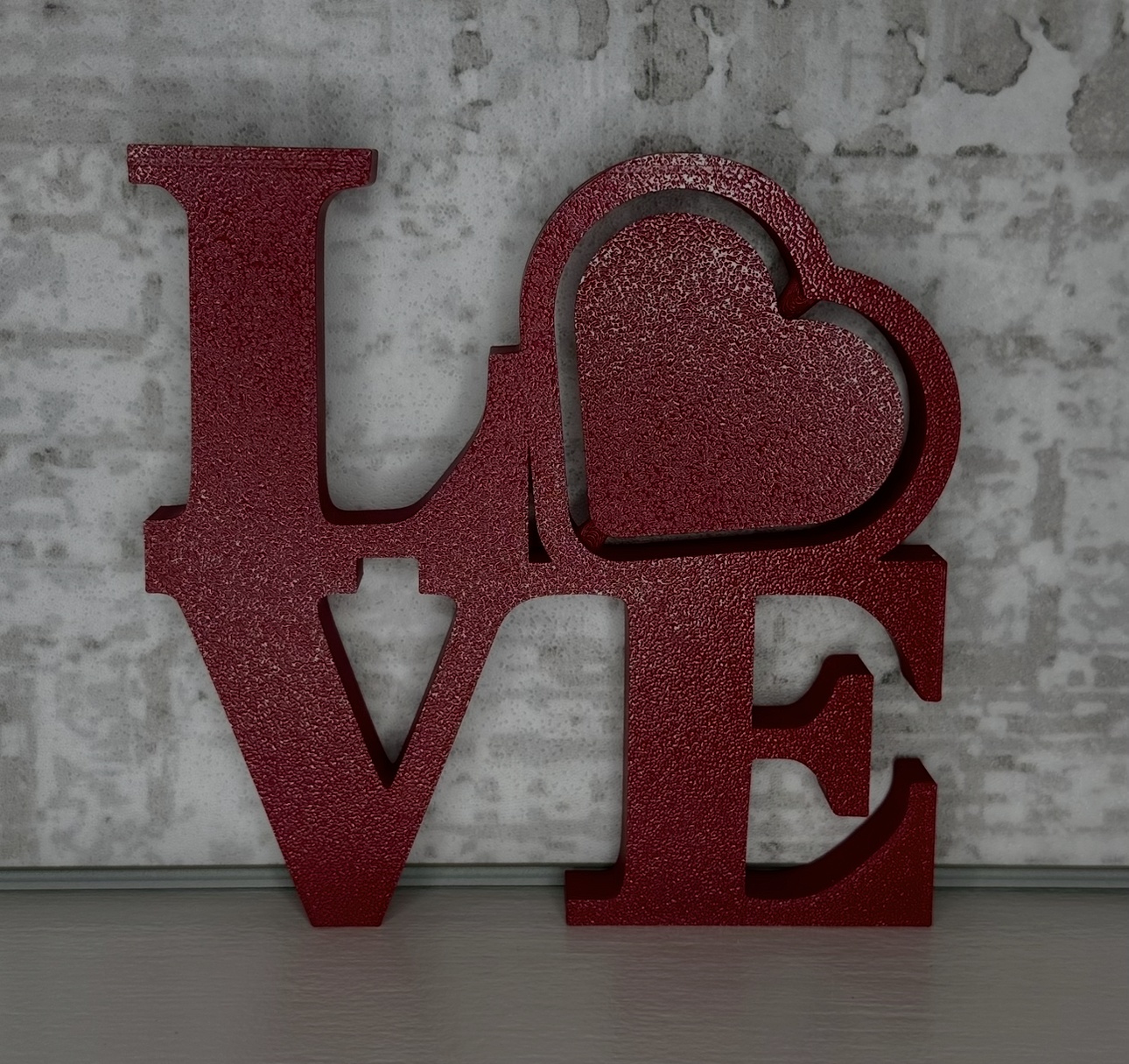 Love Znak Sa Rotirajućim Srcem Za Dan Zaljubljenih - Dekoracija, slika 6